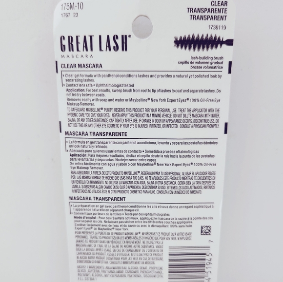 ⭐4/$15 Maybelline Great Lash Clear Mascara Clear (For Lash and Brow) - Picture 3 of 9